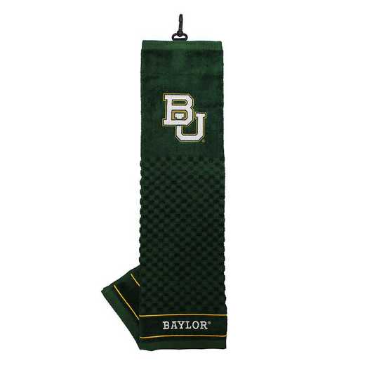 46910: Embroidered Golf Towel Baylor Bears
